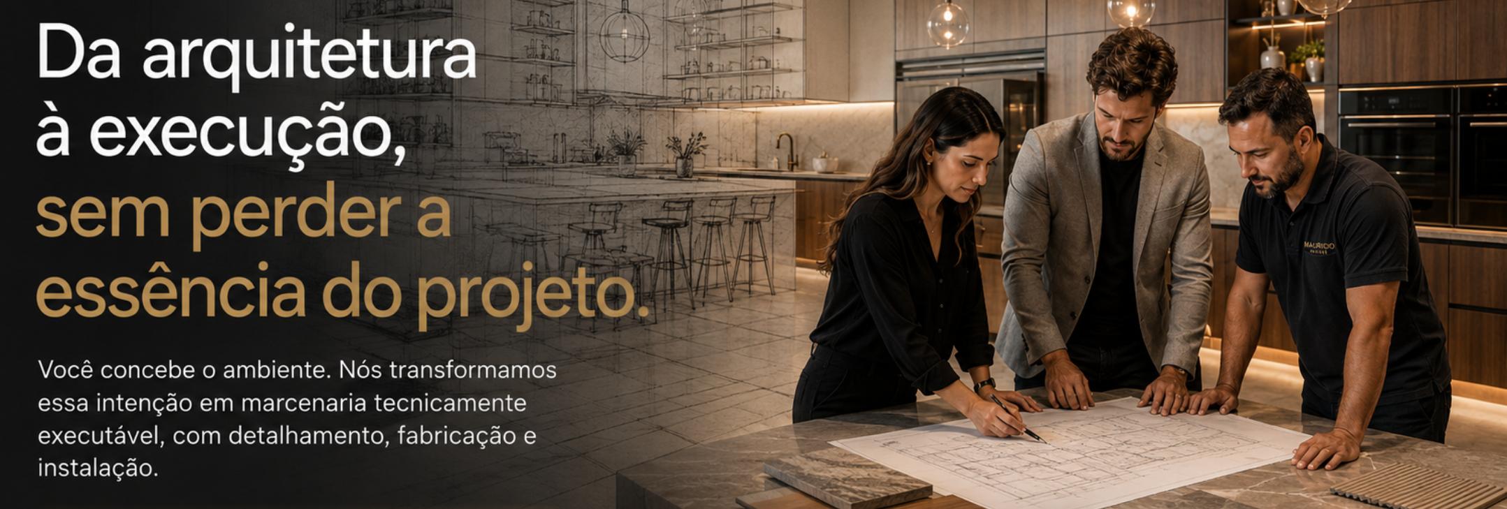 arquiteto analisando projeto de marcenaria
detalhamento técnico de móveis planejados
execução de marcenaria para arquitetos